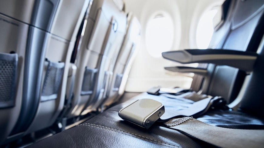 Photo of plane seats