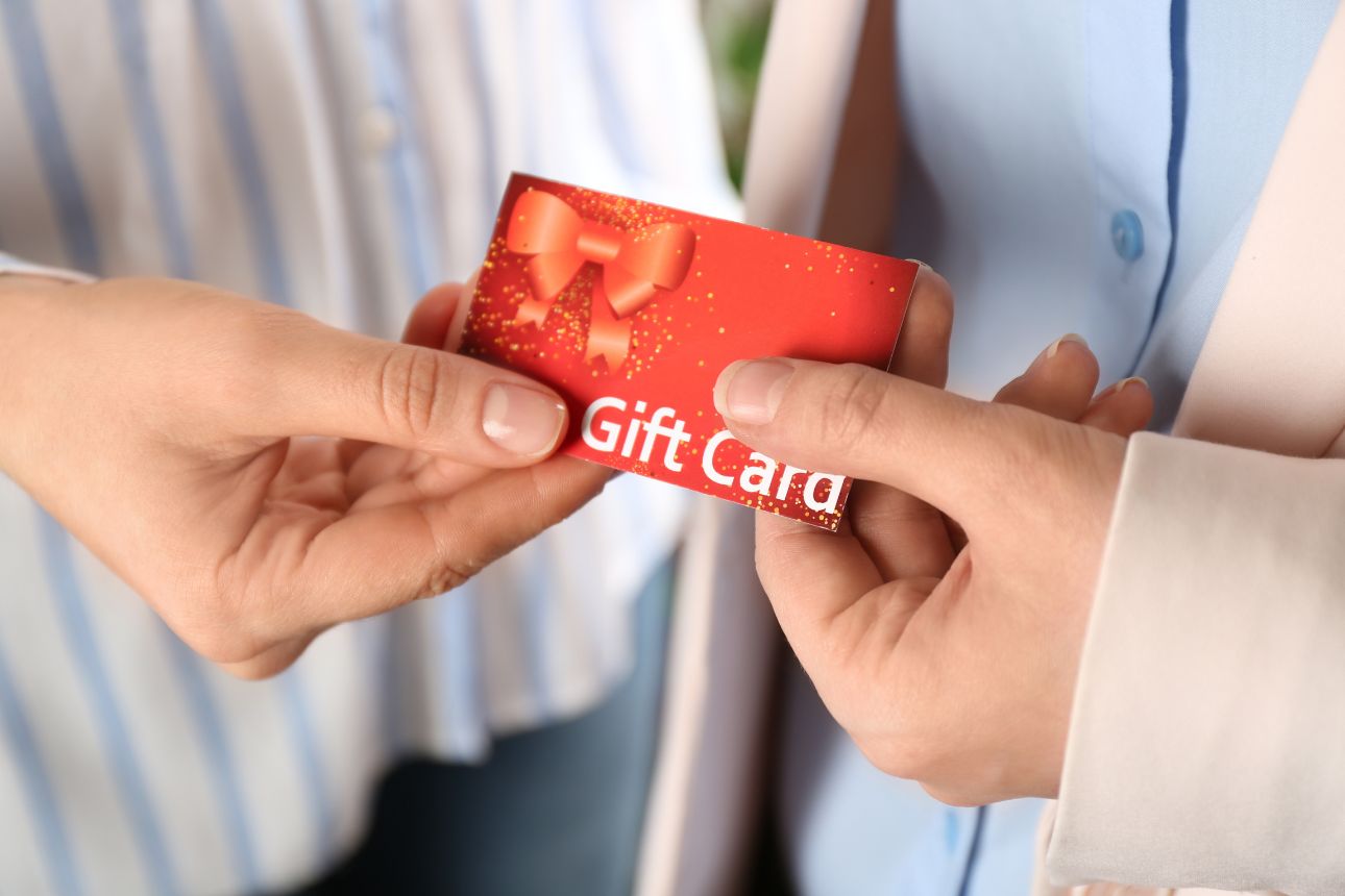 Image of a gift card