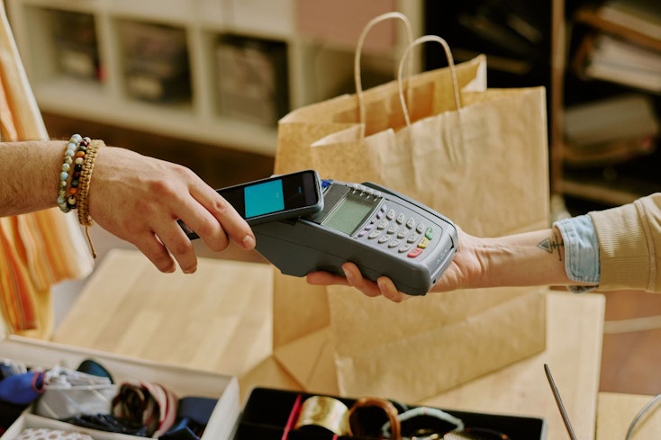 Photo of purchasing goods