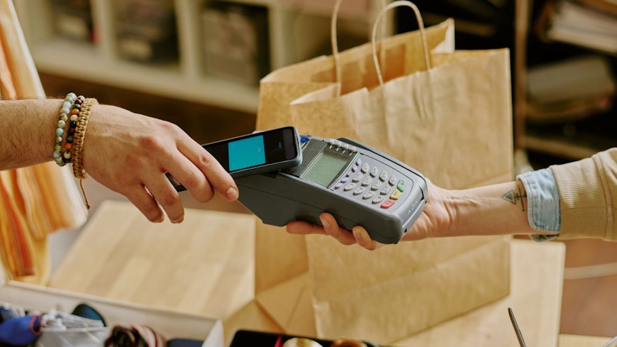 Photo of purchasing goods