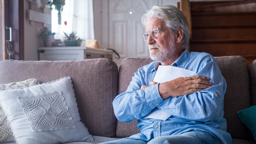 Elderly in a retirement home