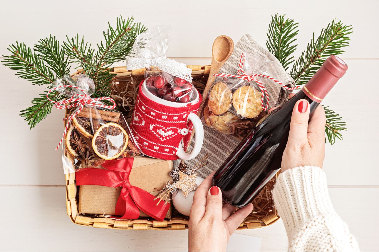Christmas gift basket