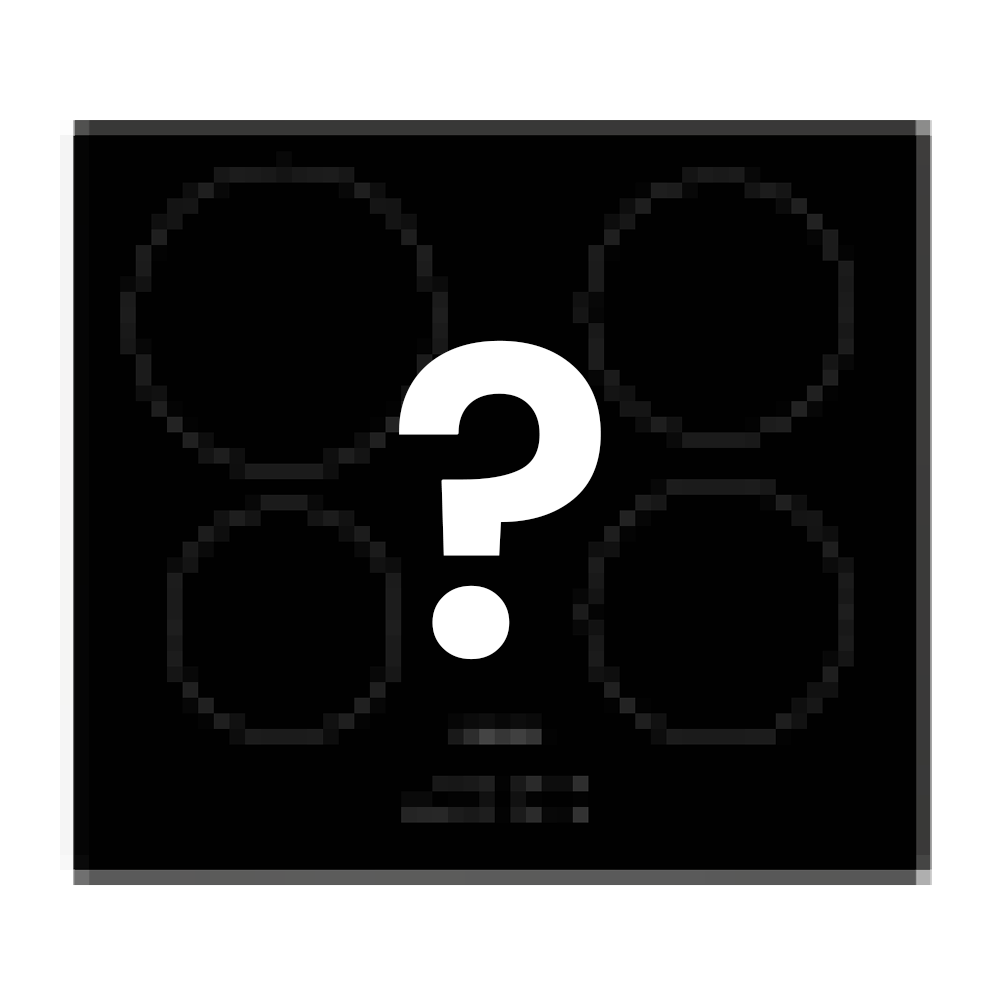 Graphic of washing machine with question mark symbol.