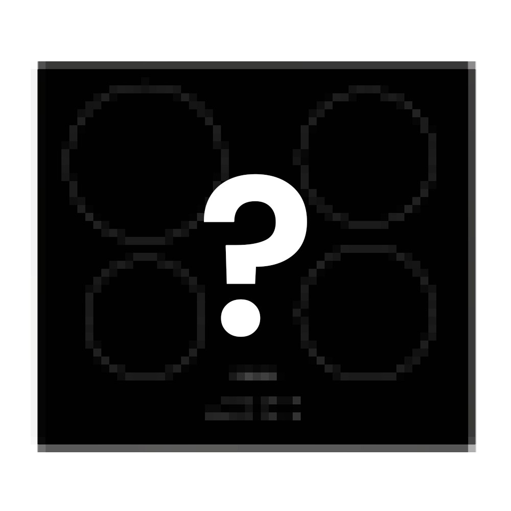 Graphic of washing machine with question mark symbol.