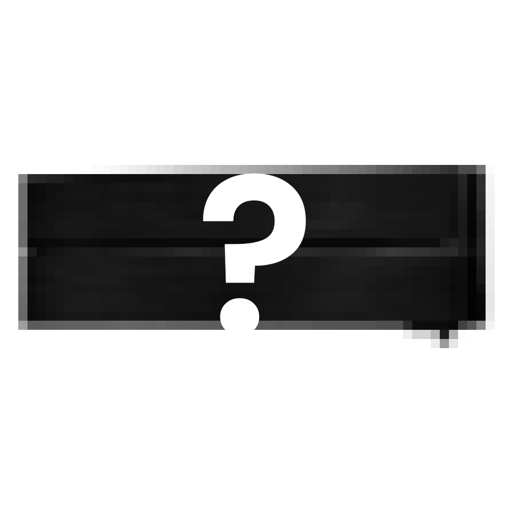 Graphic of a heat pump with question mark symbol.