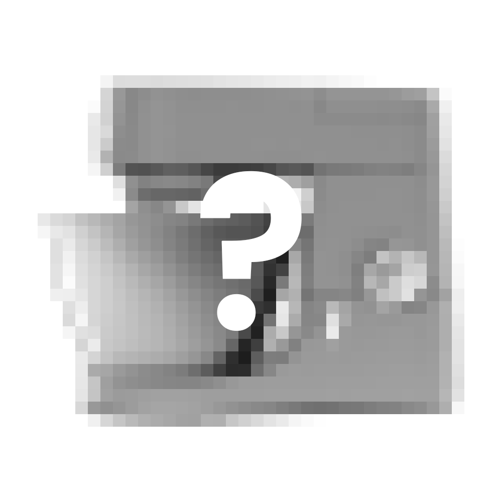 Graphic of a mixer with question mark symbol.