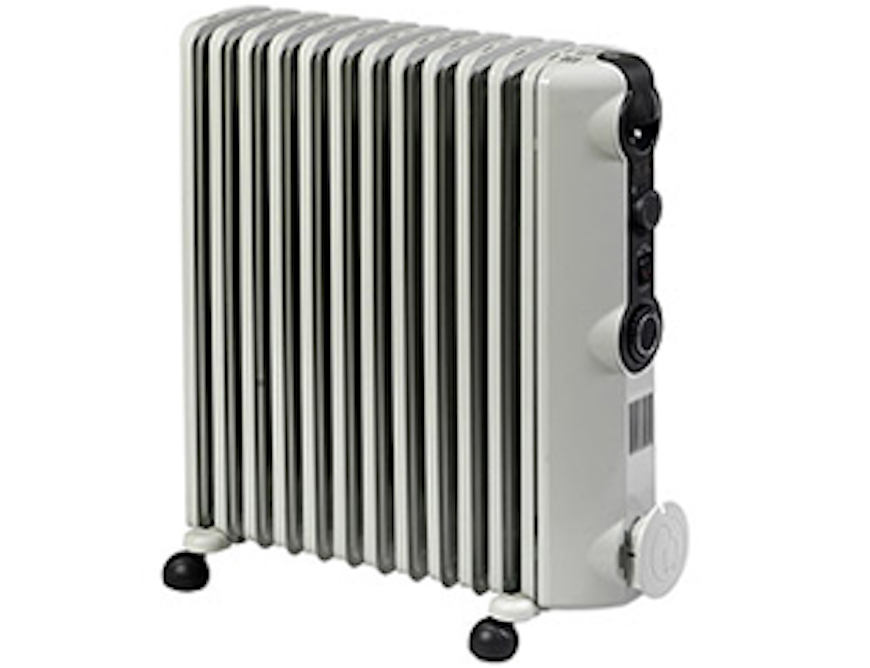 Photograph of a micathermic heater.