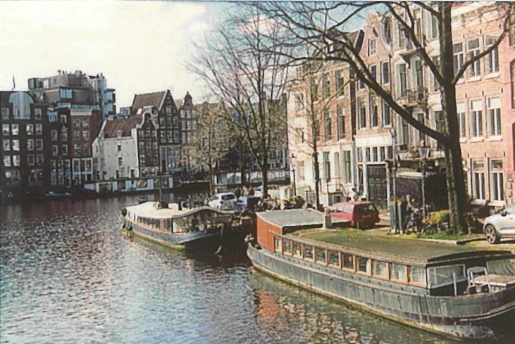 Photo of a canal in Amsterdam, printed with the HP Sprocket.