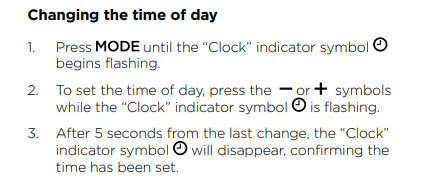 Image of Westinghouse's user manual.