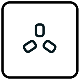 Fan bake symbol - oven.