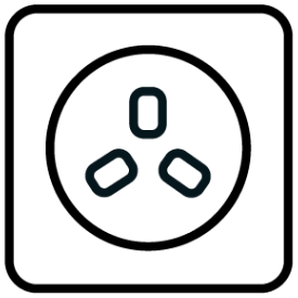 Fan forced symbol - oven.