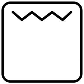 Part grill symbol - oven.