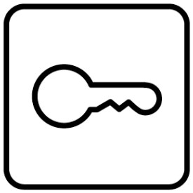 Bottom element only symbol - oven.