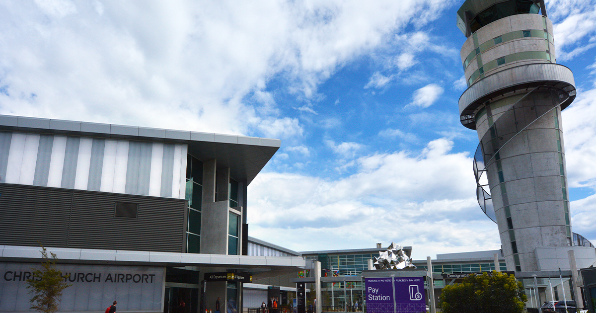 Christchurch airport.