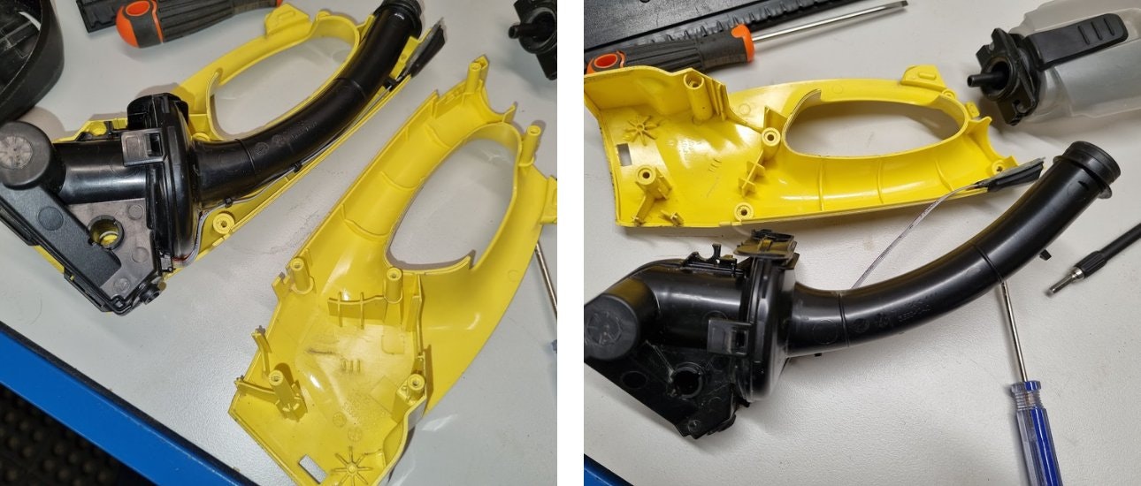 Removing the window cleaner base