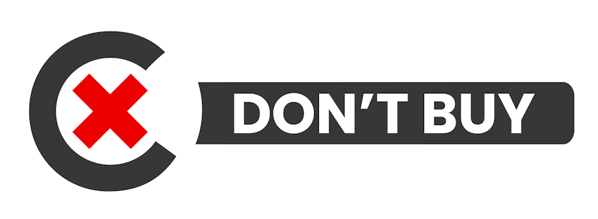 Don't buy label