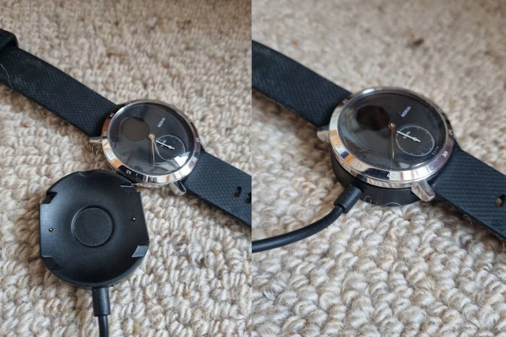 Image of Withings charging port