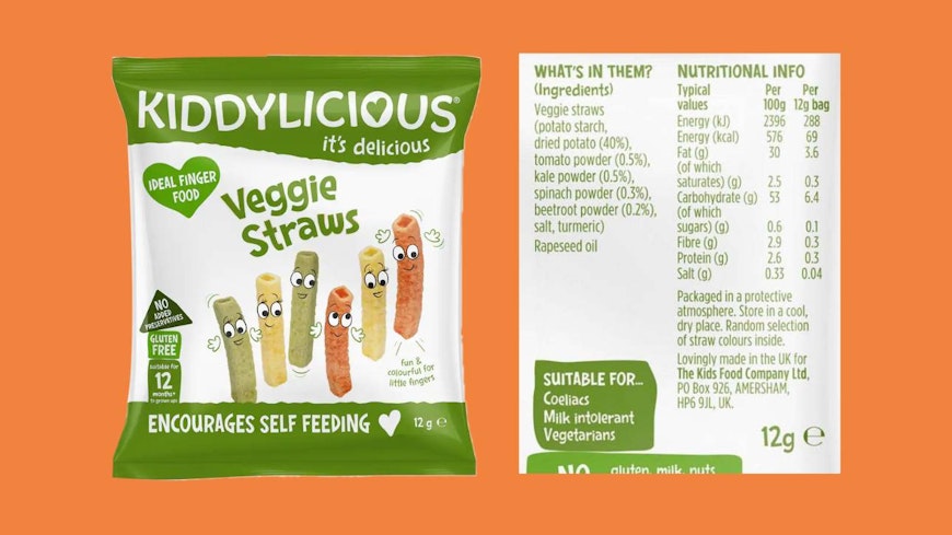 Image of Kiddylicious Veggie Straws