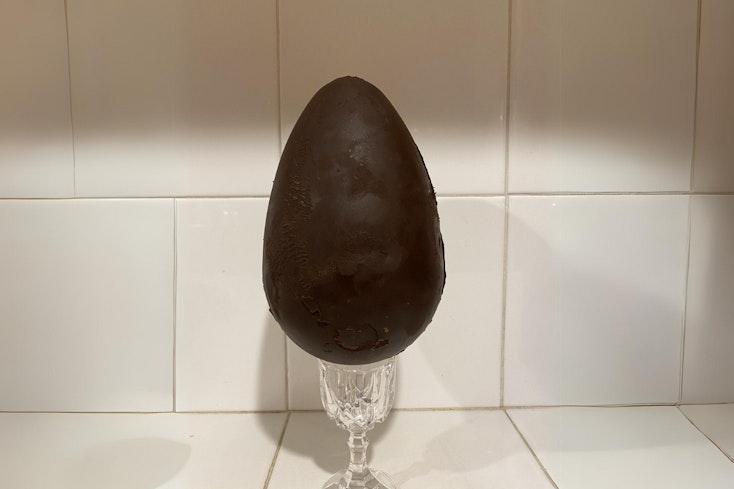 Image of a homemade Easter egg