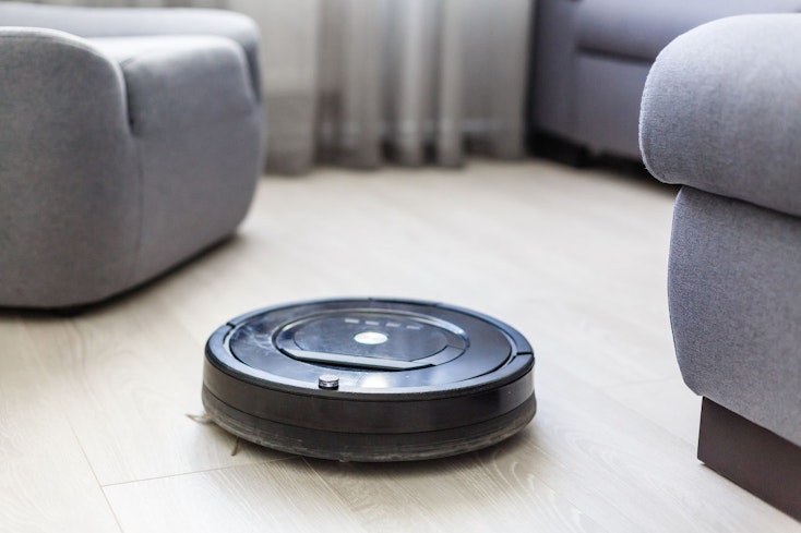 Image of a robot vacuum cleaner