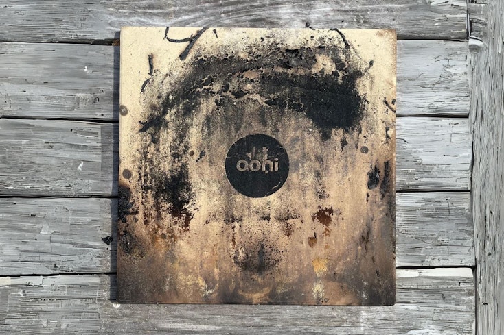 Image of a burnt wood board