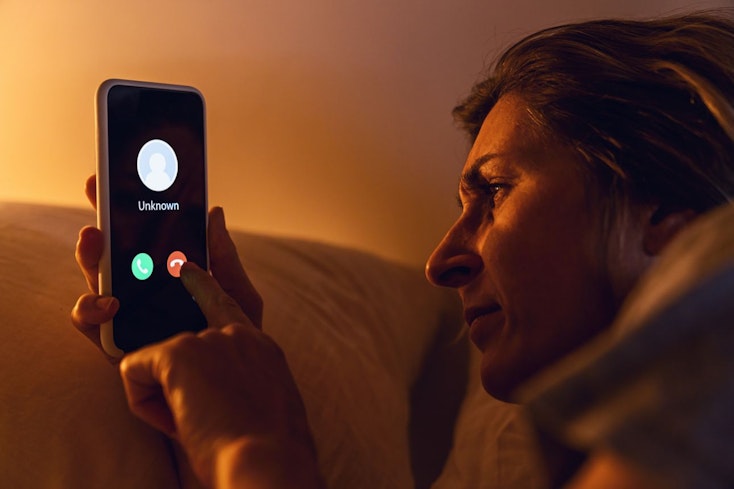 Image of an unknown caller