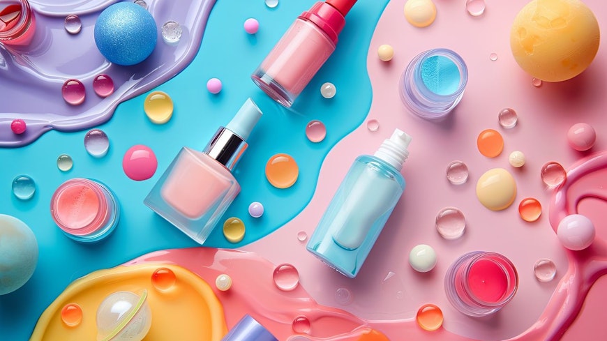 Image of a bright skincare advertisement