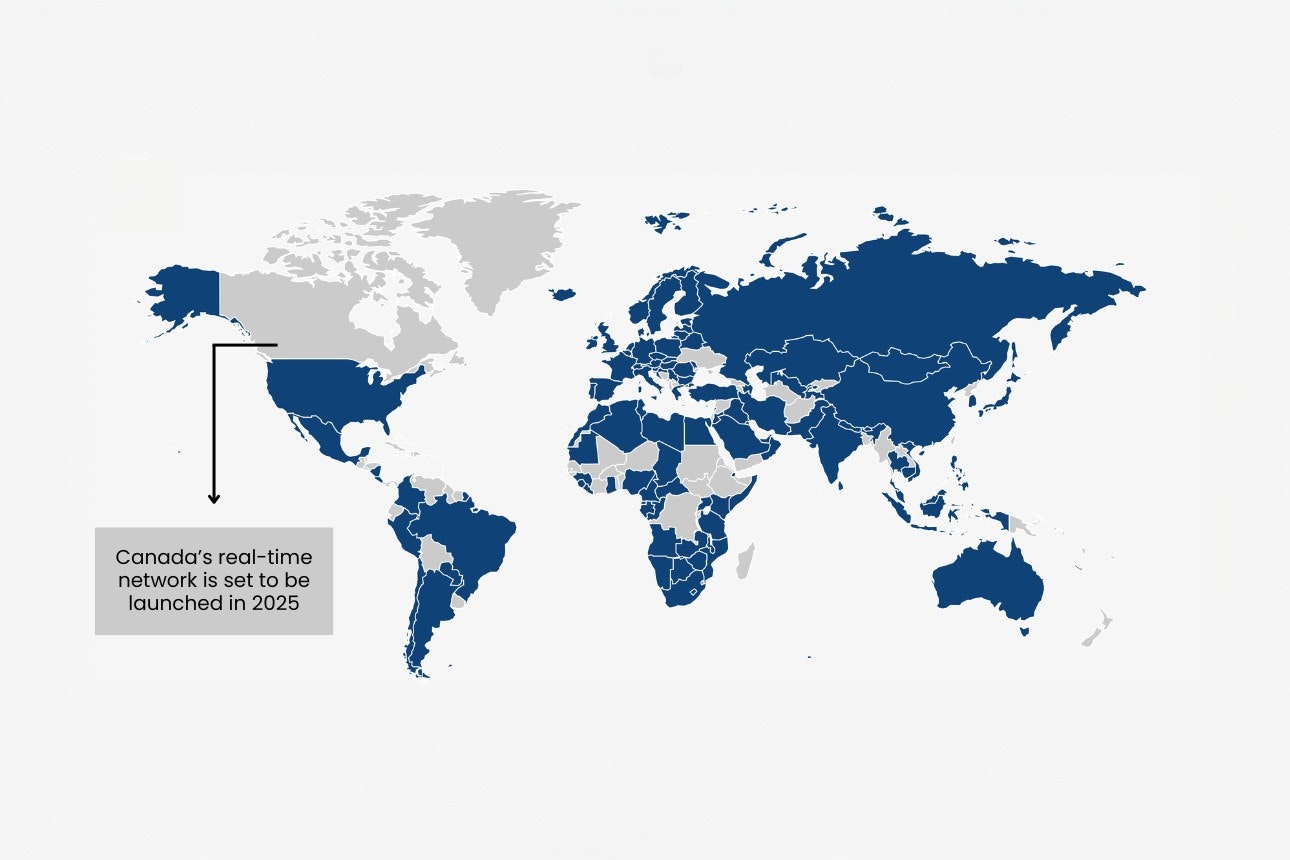 countries that have real-time payment