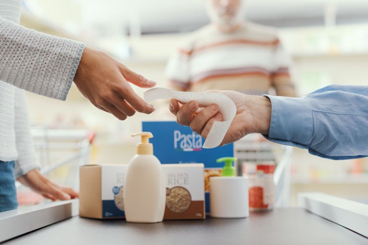 Handing over receipt