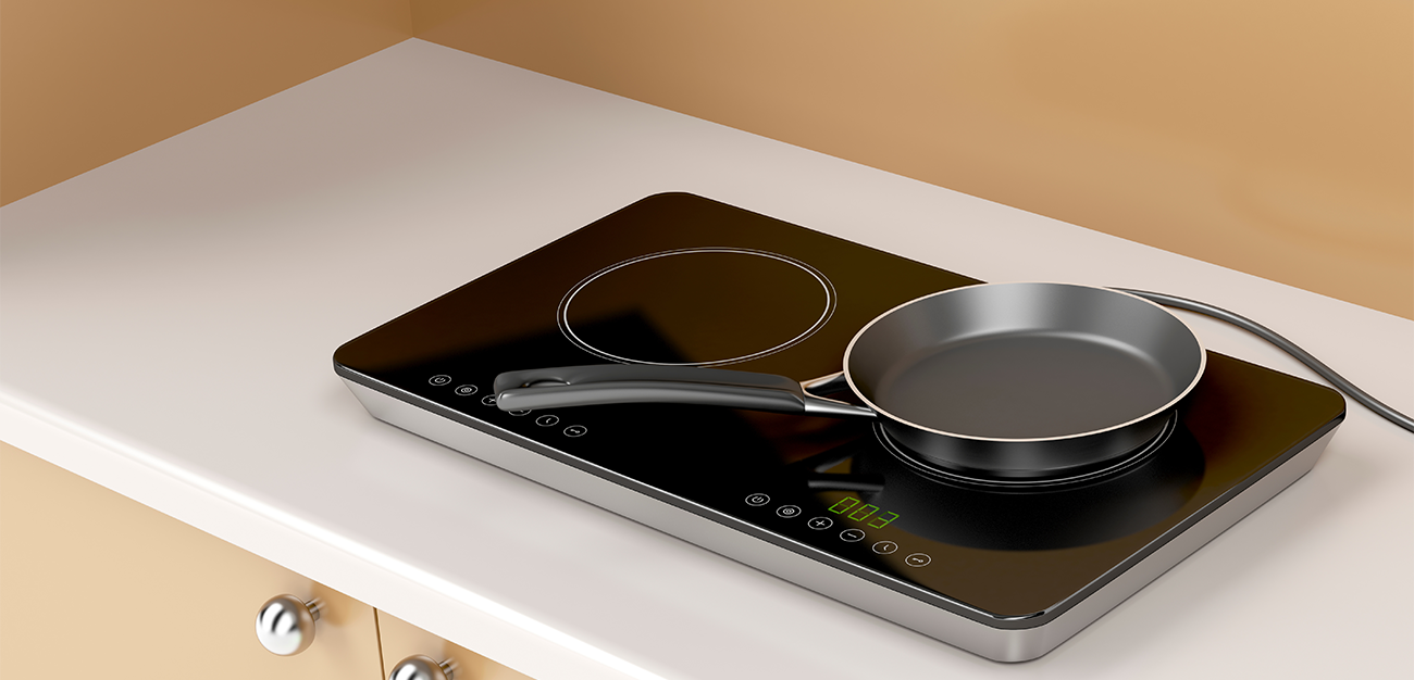 Portable induction cookers.