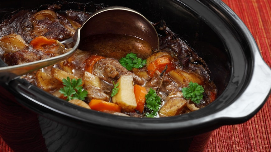 Slow cooked food