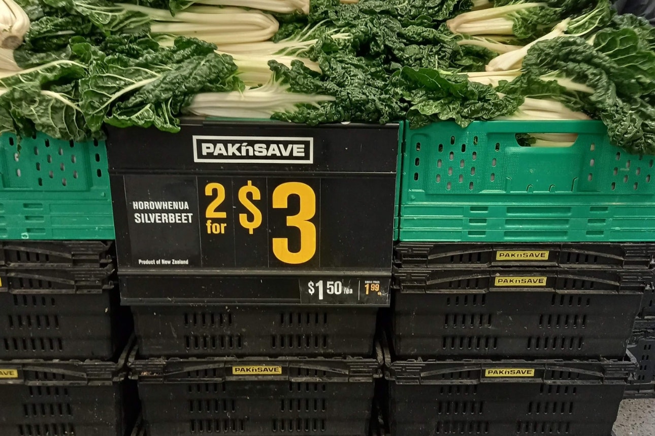 Silverbeet price.