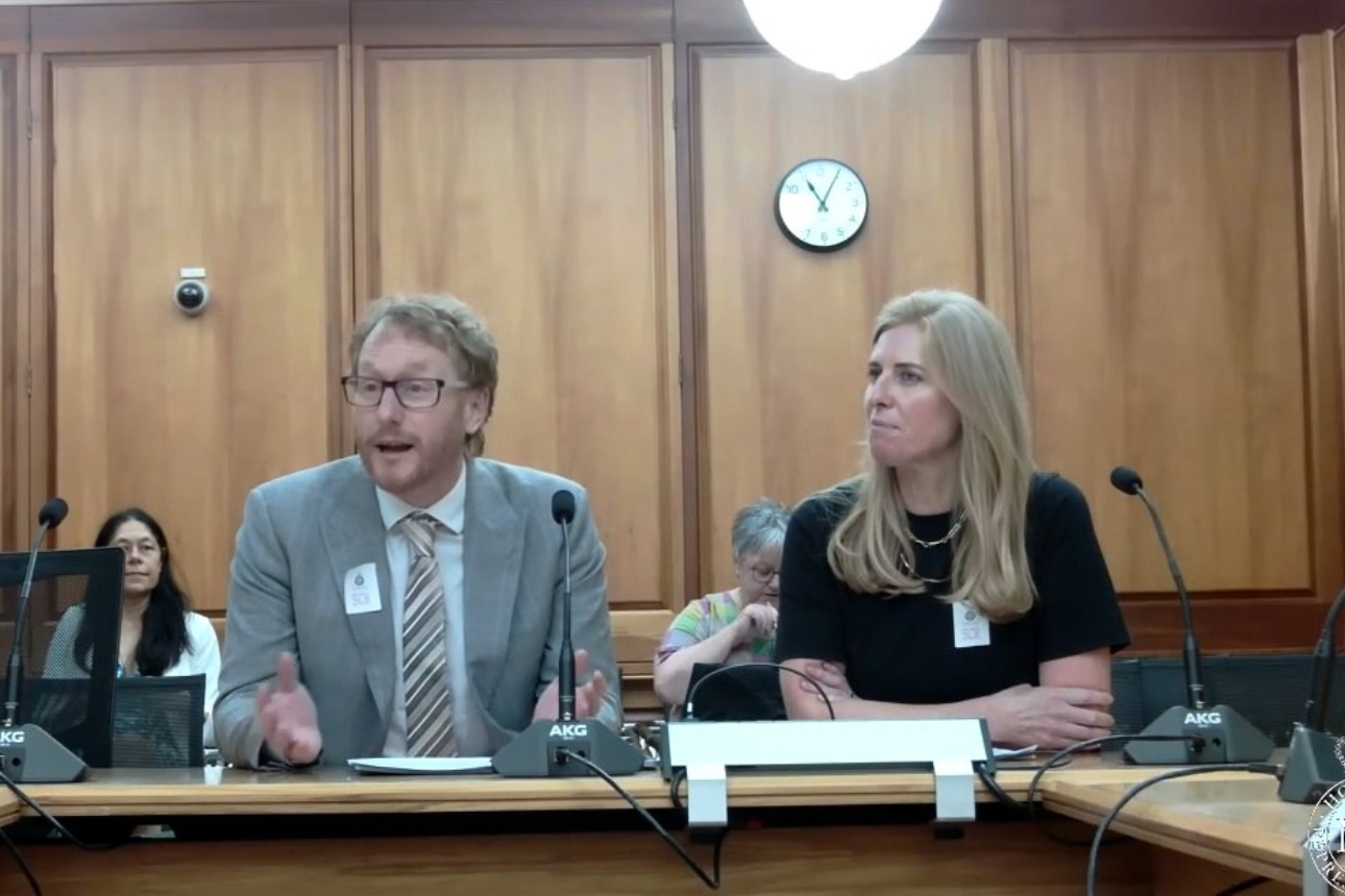 Consumer staff at parliament.