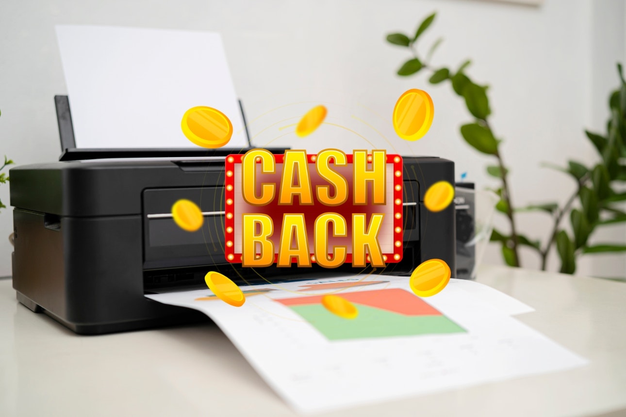 Printers offering cashback.