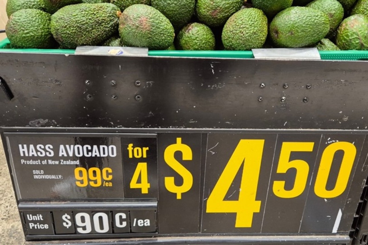 Avocado prices.