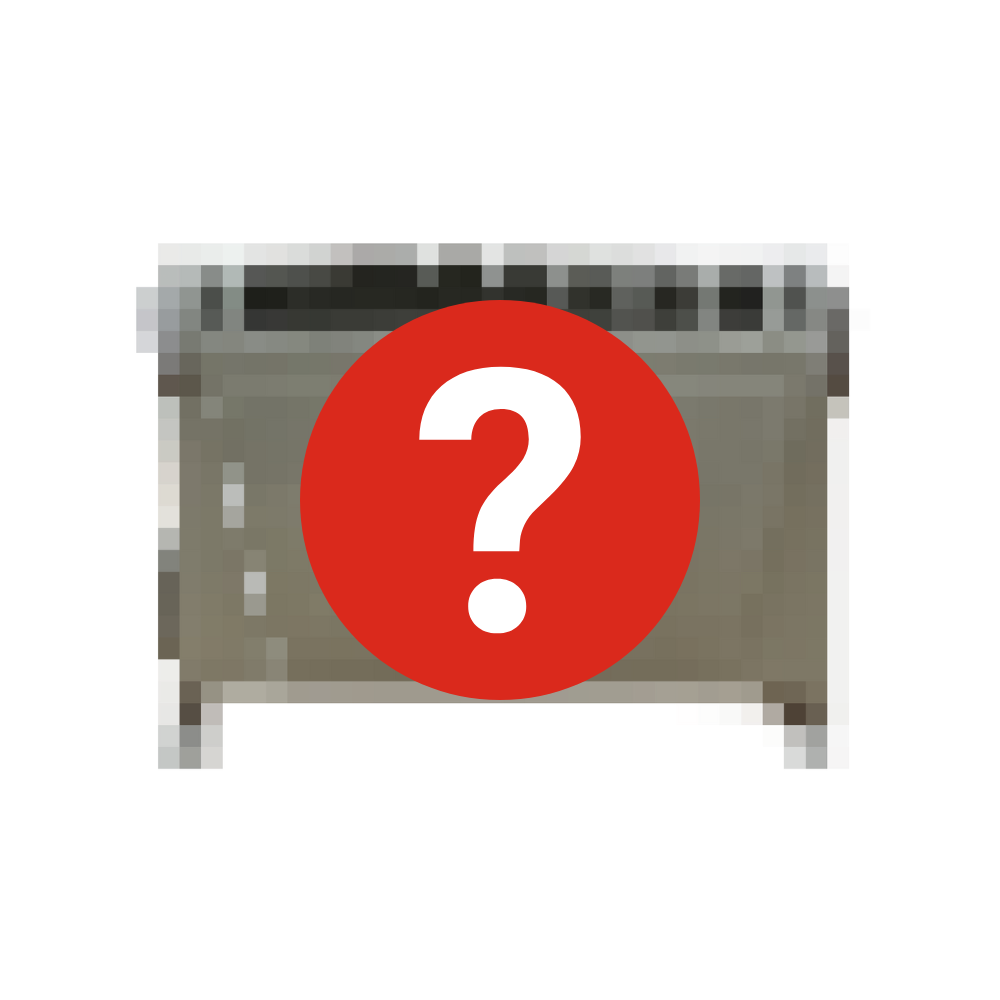 Graphic of convection panel heater with question mark symbol.