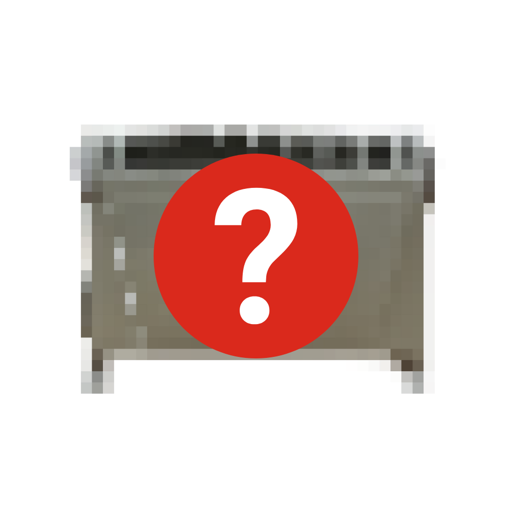 Graphic of convection panel heater with question mark symbol.