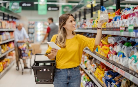 Supermarket unit pricing