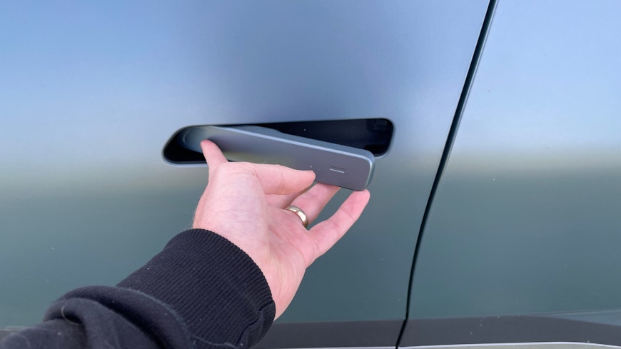 Kia EV5 Light+ door handle.